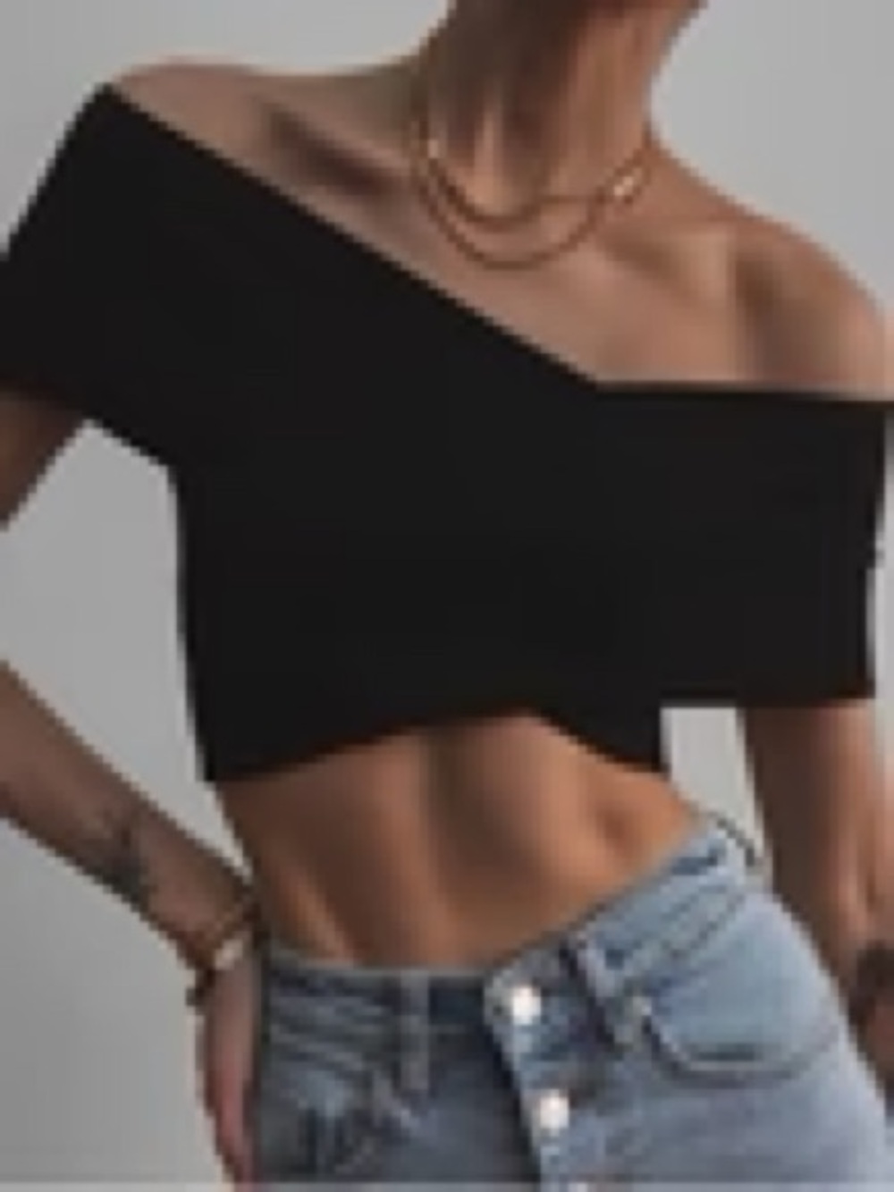 Commense Criss Cross Off-Shoulder Top L (fits M) NWT